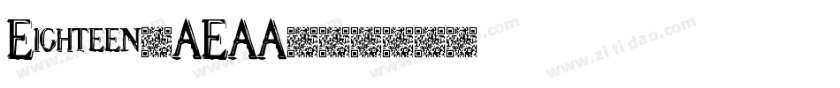 Eighteen-AEAA字体转换