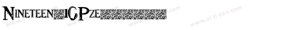 Nineteen-1GPze字体转换