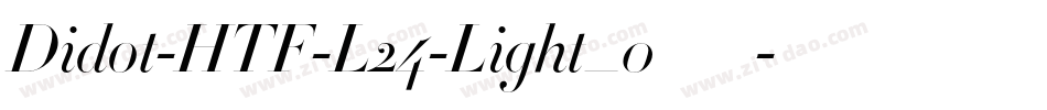 Didot-HTF-L24-Light_0手机版字体转换