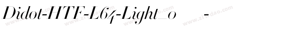 Didot-HTF-L64-Light_0手机版字体转换