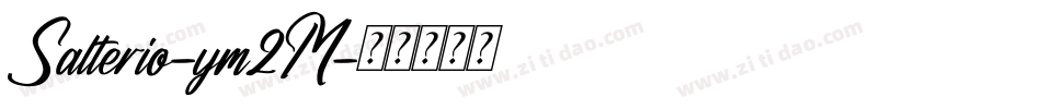 Salterio-ym2M字体转换