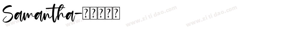 Samantha字体转换