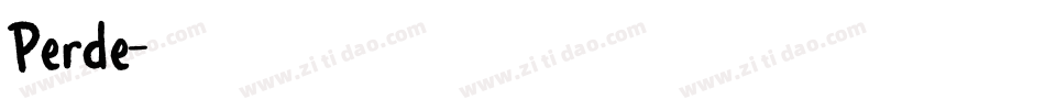 Perde字体转换