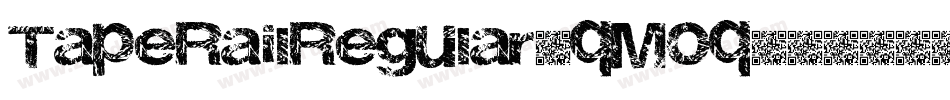 TapeRailRegular-qMoq字体转换