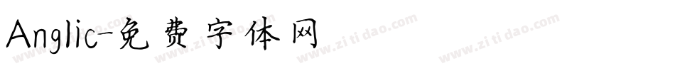 Anglic字体转换
