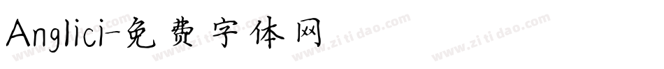 Anglici字体转换