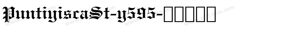 PuntiyiscaSt-y595字体转换