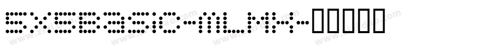 5X5Basic-mLMx字体转换