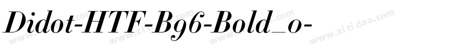 Didot-HTF-B96-Bold_0字体转换