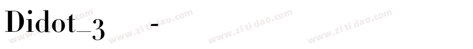 Didot_3手机版字体转换