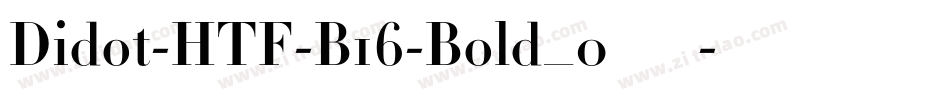 Didot-HTF-B16-Bold_0手机版字体转换