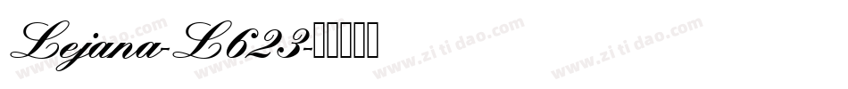 Lejana-L623字体转换