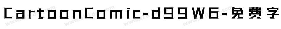 CartoonComic-d99W6字体转换