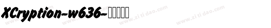 XCryption-w636字体转换