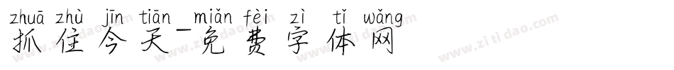 抓住今天字体转换