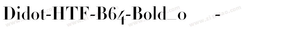 Didot-HTF-B64-Bold_0手机版字体转换