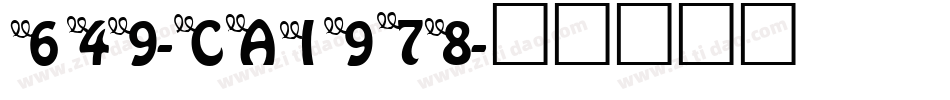649-CAI978字体转换