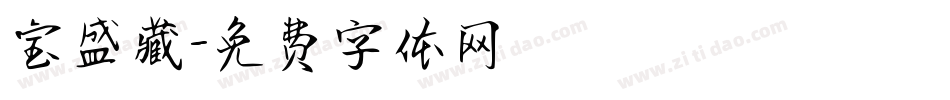 宝盛藏字体转换