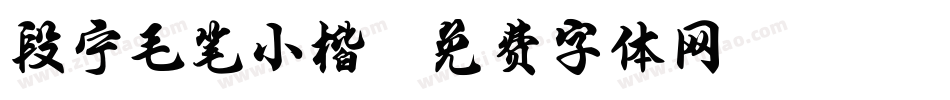 段宁毛笔小楷字体转换