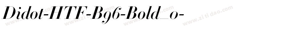 Didot-HTF-B96-Bold_0字体转换
