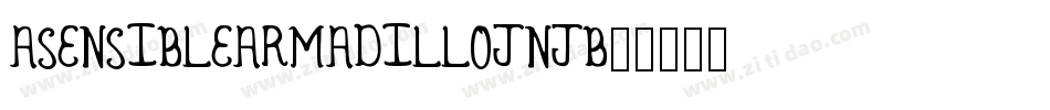 ASensibleArmadillo-JnJB字体转换