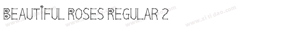 Beautiful-Roses-Regular-2字体转换