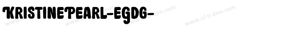 KristinePearl-eGdg字体转换