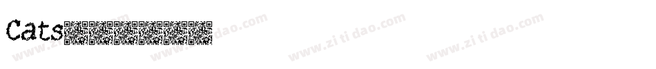 Cats字体转换