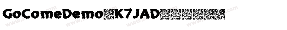 GoComeDemo-K7JAD字体转换