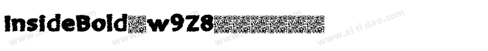 InsideBold-w9Z8字体转换
