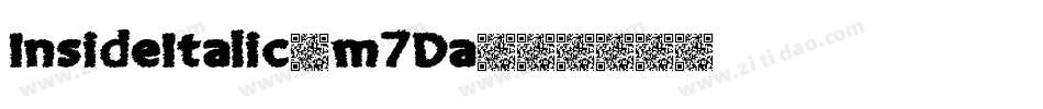 InsideItalic-m7Da字体转换