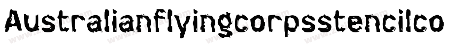 Australianflyingcorpsstencilco-epnm字体转换