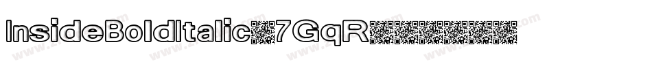 InsideBoldItalic-7GqR字体转换