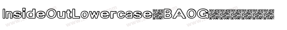 InsideOutLowercase-BA0G字体转换