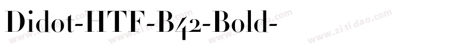 Didot-HTF-B42-Bold字体转换