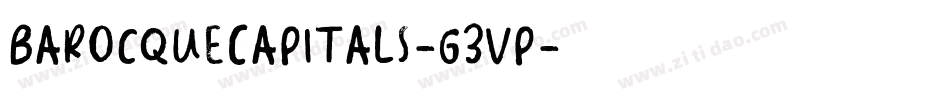 BarocqueCapitals-g3Vp字体转换