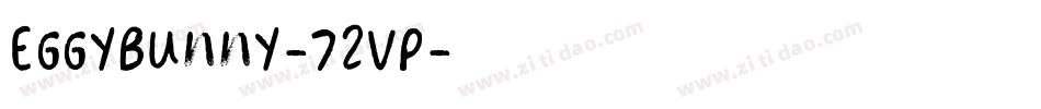 EggyBunny-72VP字体转换