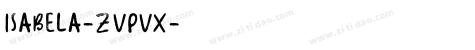 Isabela-ZVpVx字体转换