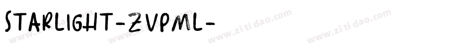 Starlight-ZVpMl字体转换