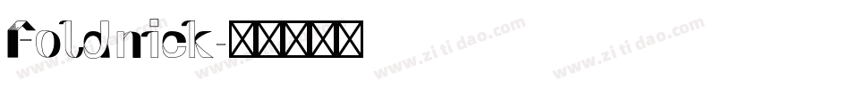 Foldnick字体转换