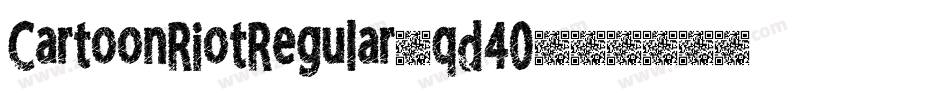 CartoonRiotRegular-qd40字体转换