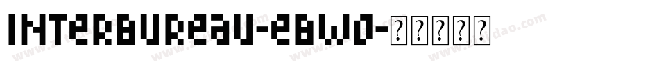 InterBureau-eBwO字体转换