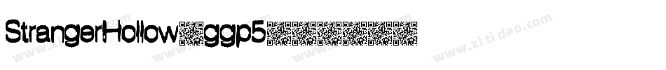 StrangerHollow-ggp5字体转换