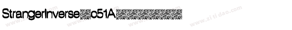 StrangerInverse-o51A字体转换