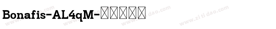 Bonafis-AL4qM字体转换