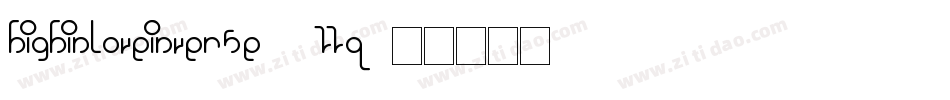 HighInLoveInverse-6zZq字体转换