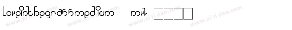 LoveInTheGrassMedium-1MVZ字体转换