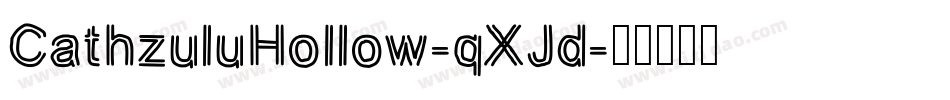 CathzuluHollow-qXJd字体转换