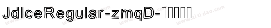 JdIceRegular-zmqD字体转换