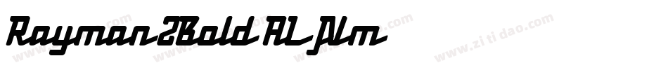 Rayman2Bold-ALJVm字体转换